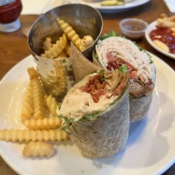 Ventura's Offshore Cafe - OMG!  Turkey Club Wrap