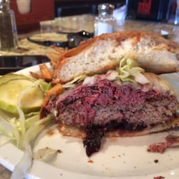 Pastrami burger. They smoke the pastrami for 12 hours! The best pastrami I have tasted in a long time. Pastrami burger. They smoke the pastrami for 12 hours! The best pastrami I have tasted in a long time.