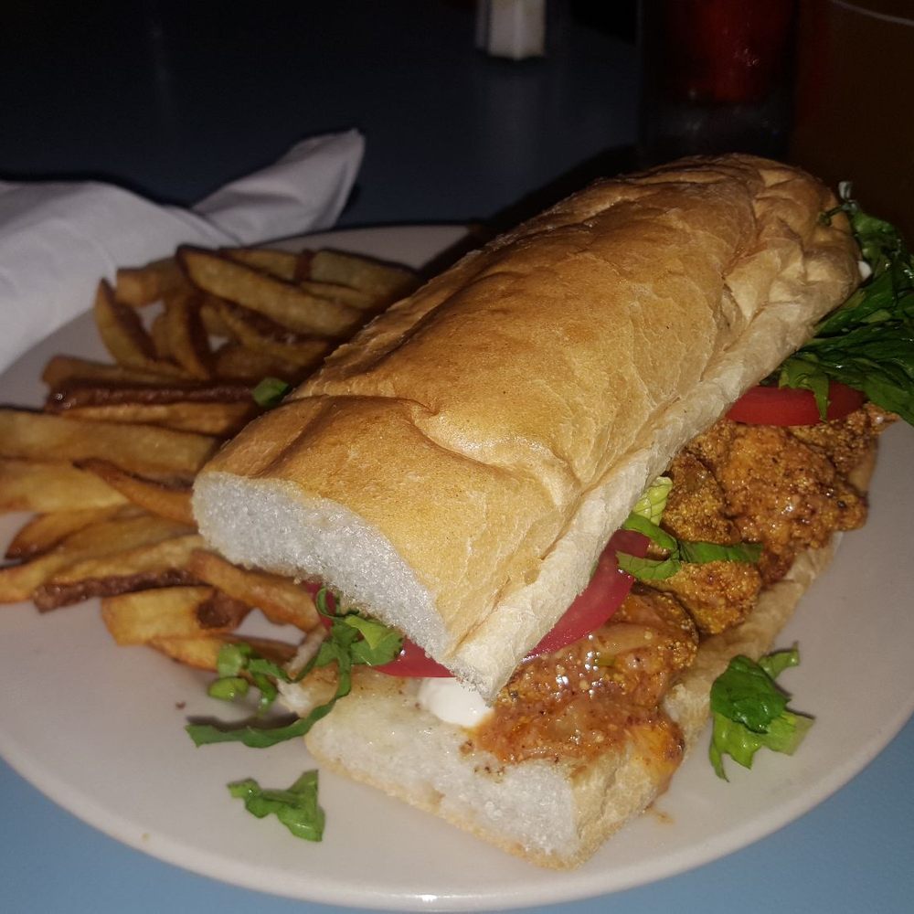 High Hat Cafe - Oyster poboy w/fries - Southern Near Me - New Orleans, Louisiana High Hat Cafe - Oyster poboy w/fries - Southern Near Me - New Orleans, Louisiana