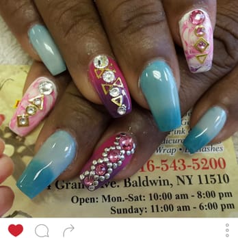 Cool Nails - Loving my nails - Nail Salons Near Me - Baldwin, New York