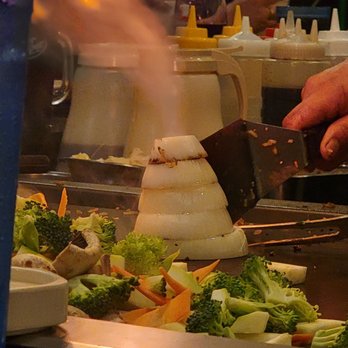 Mizu Teppanyaki & Sushi - Volcano. Veggies before they were murdered. - Japanese Near Me - St. Cloud, Florida Mizu Teppanyaki & Sushi - Volcano. Veggies before they were murdered. - Japanese Near Me - St. Cloud, Florida