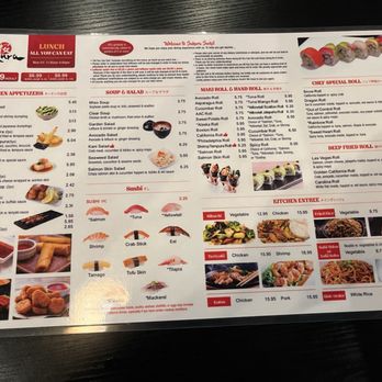 Sakura Sushi - New lunch menu - Sushi Bars Near Me - Concord, North Carolina