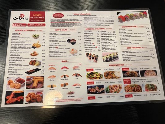 Menu photo 5 Sakura Sushi Concord, NC