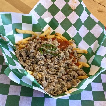 Noodies - Tomato basil fries with Italian sausage - Gelato Near Me - Tucson, Arizona Noodies - Tomato basil fries with Italian sausage - Gelato Near Me - Tucson, Arizona