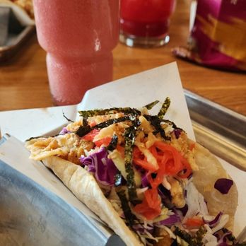Taco Social - Tempura cauliflower taco & Froze - Tacos Near Me - Los Angeles, California