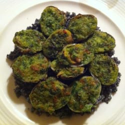 Palourdes farcies aux herbes