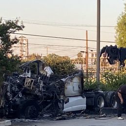 For two years this abandoned semi truck in CVS parking lot was set on fire.