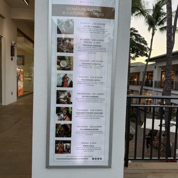 The Shops At Wailea - Cultural program - Shopping Centers Near Me - Wailea, Hawaii The Shops At Wailea - Cultural program - Shopping Centers Near Me - Wailea, Hawaii