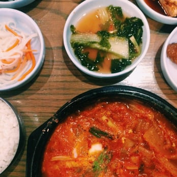 Ahjoomah's Apron - (Extra spicy) kimchi jjigae - Korean Near Me - Chicago, Illinois Ahjoomah's Apron - (Extra spicy) kimchi jjigae - Korean Near Me - Chicago, Illinois