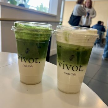 Vivot Craft Cafe - Pandan and regular - Bubble Tea Near Me - Fullerton, California Vivot Craft Cafe - Pandan and regular - Bubble Tea Near Me - Fullerton, California