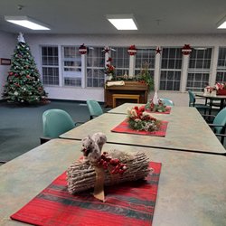 Porter Hills - Community Room decor done by me w my loaned items.