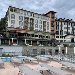 Hotel Belvedere Bellagio - Upper deck at the pool