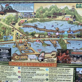 Gatorland - Map - Zoos Near Me - Orlando, Florida Gatorland - Map - Zoos Near Me - Orlando, Florida