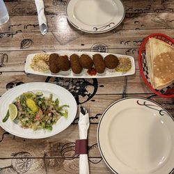 Tarbush Kitchen - Falafel and side salad