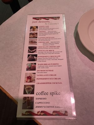 Menu photo 6 Cascone's Kansas City, MO