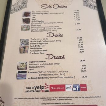 Ghazni Afghan Kabobs - Afghan Near Me - Hayward, California