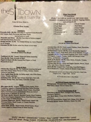 Menu photo 8 The Sit Down Cafe & Sushi Bar Chicago, IL Menu photo 8 The Sit Down Cafe & Sushi Bar Chicago, IL