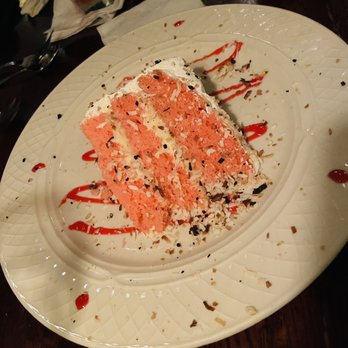 Jasper's Restaurant - So fluffy and airy if you are a strawberry fan THIS will make your heart and belly very happy! The Strawberry Borghese Cake - Italian Near Me - Kansas City, Missouri Jasper's Restaurant - So fluffy and airy if you are a strawberry fan THIS will make your heart and belly very happy! The Strawberry Borghese Cake - Italian Near Me - Kansas City, Missouri