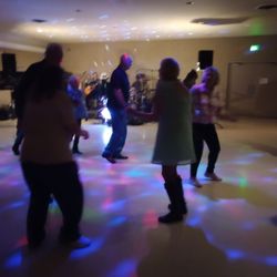 Fraternal Order of Eagles - Dancers on the dance floor at Interaction Inc. of Richmond, IN's singles dance at the Fraternal Order of the Eagles