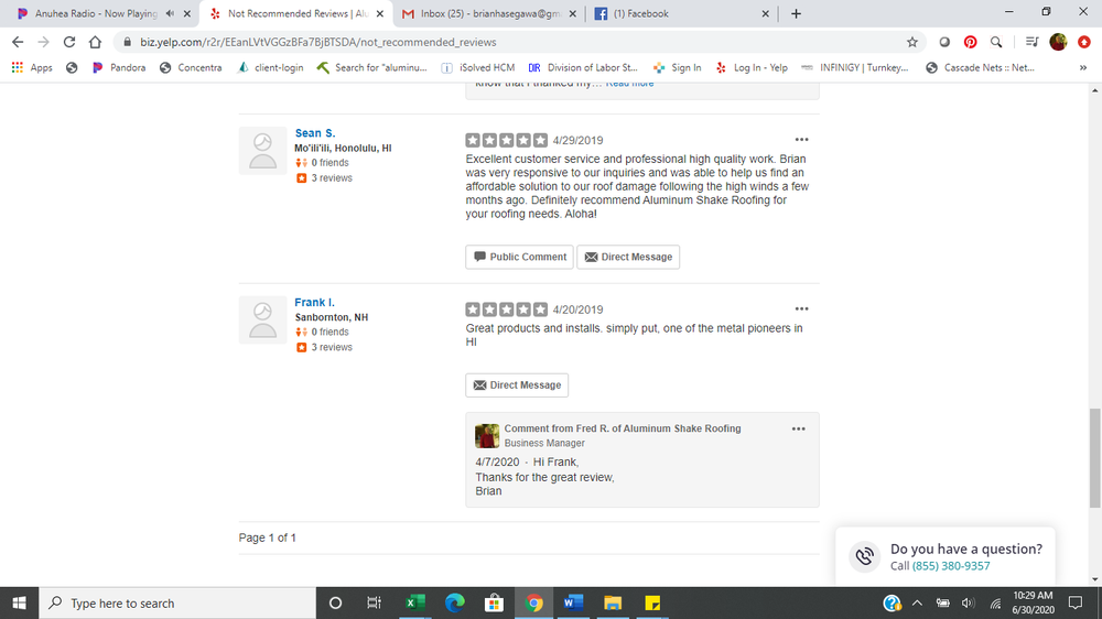 Slide of Aluminum Shake Roofing