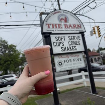 The Barn - Merrick - Summer Strawberry Sweet Cream Latte - Coffee Roasteries Near Me - Merrick, New York