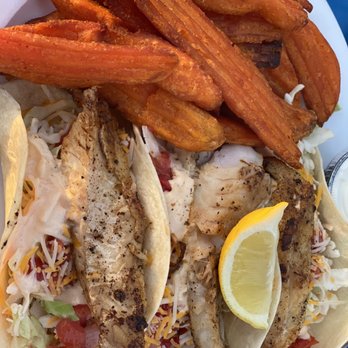 Junkanoo Below Deck - Fish tacos - American Near Me - Fort Myers Beach, Florida Junkanoo Below Deck - Fish tacos - American Near Me - Fort Myers Beach, Florida