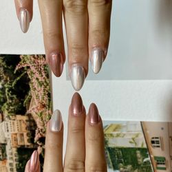 Lucky Nails & Spa - Gel X Chrome