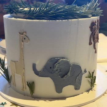 From Flour - Chocolate cake with Earl gray buttercream and salted caramel filling. - Custom Cakes Near Me