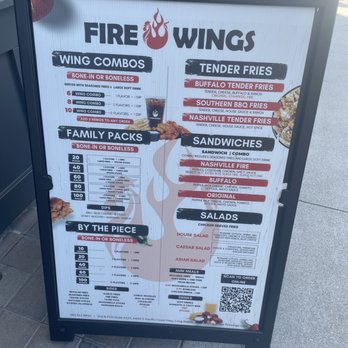 Fire Wings - Sign Menu - Chicken Wings Near Me - Long Beach, California Fire Wings - Sign Menu - Chicken Wings Near Me - Long Beach, California
