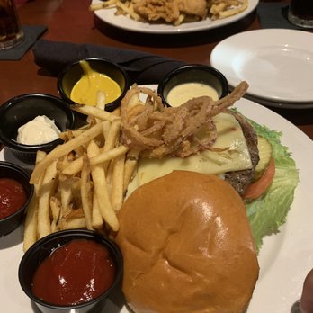 Bullfish Grill - Black Angus Cheeseburger - Steakhouses Near Me - Pigeon Forge, Tennessee