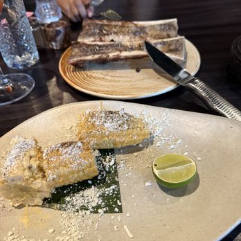 Origen - Elote and Bone Marrow starters. - Steakhouses Near Me - Gilbert, Arizona
