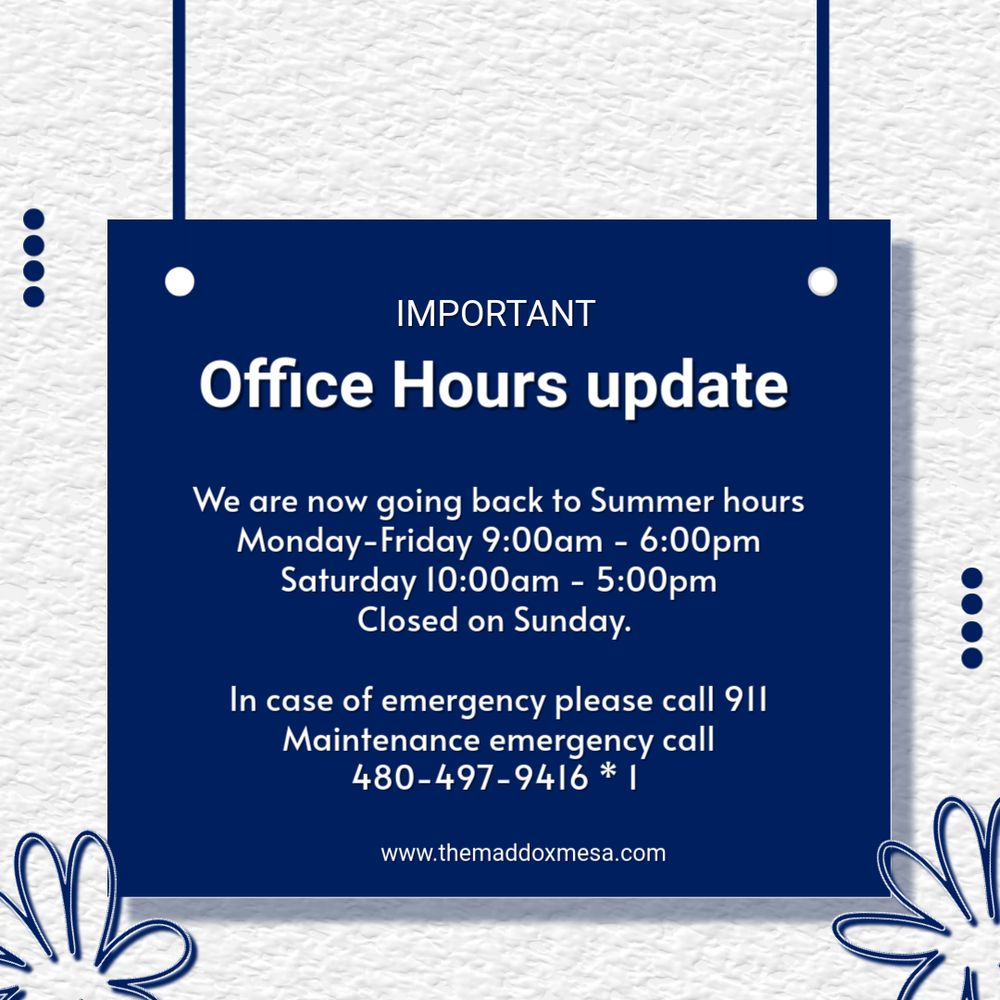 The Maddox - property management company in Mesa, AZ