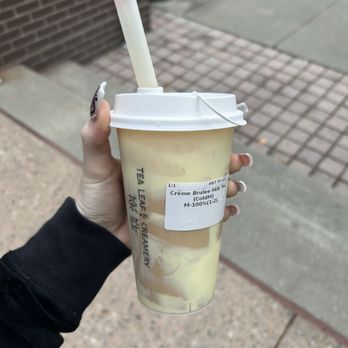 Tea Leaf and Creamery - creme brulee milk tea - Bubble Tea Near Me - Atlanta, Georgia Tea Leaf and Creamery - creme brulee milk tea - Bubble Tea Near Me - Atlanta, Georgia