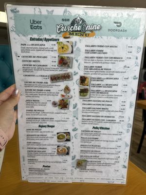 Menu photo 2 Ceviche 6 nine Peruvian Restaurant Bellflower, CA