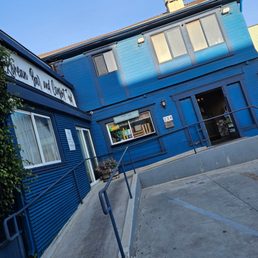 The frontage The frontage