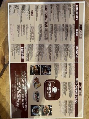 Menu photo 1 Country Cafe Diner Mount Pleasant, TX Menu photo 1 Country Cafe Diner Mount Pleasant, TX