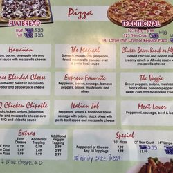 Pizza Express - Menu