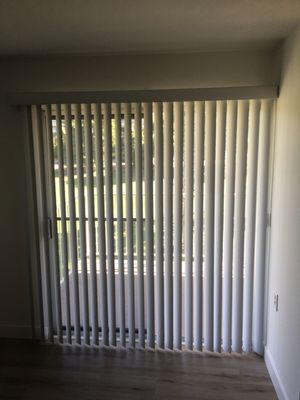 Verticals - With hundreds of styles to choose from, vertical blinds transcend the ordinary because they are distinctive, classic and long-lasting. Our selections include fashionable smooth and textured vinyls, as well as fabrics ranging from basic non-wovens to decorative weaves and jacquards. No other treatment offers the unique combination of fashion, form and function like vertical blinds. Verticals - With hundreds of styles to choose from, vertical blinds transcend the ordinary because they are distinctive, classic and long-lasting. Our selections include fashionable smooth and textured vinyls, as well as fabrics ranging from basic non-wovens to decorative weaves and jacquards. No other treatment offers the unique combination of fashion, form and function like vertical blinds.