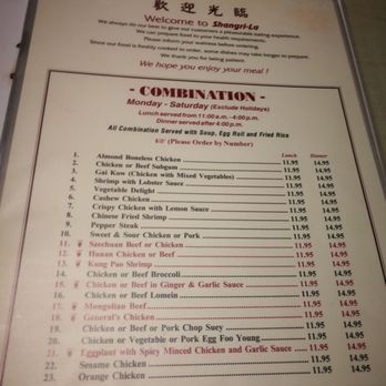 Shangri-La - Combo menu - Dim Sum Near Me - West Bloomfield, Michigan Shangri-La - Combo menu - Dim Sum Near Me - West Bloomfield, Michigan