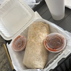 The Original Karen's Kitchen - THE breakfast burrito!! Wow !! Ham and bacon!! What a treat!