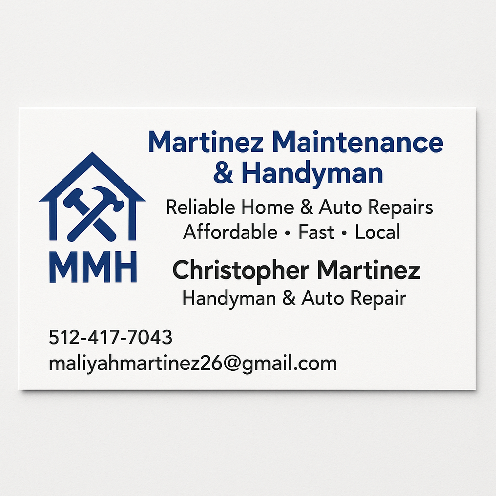 MARTINEZ MAINTENENCE AND HANDYMAN - Updated September 2025 - Request a ...