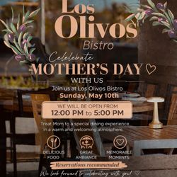 Los Olivos Bistro - We Will Be Open on Monday's Day