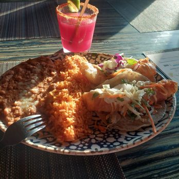 Primero Cantina - Fish tacos with chipotle mayo, beans and rice - Latin American Near Me - San Antonio, Texas Primero Cantina - Fish tacos with chipotle mayo, beans and rice - Latin American Near Me - San Antonio, Texas