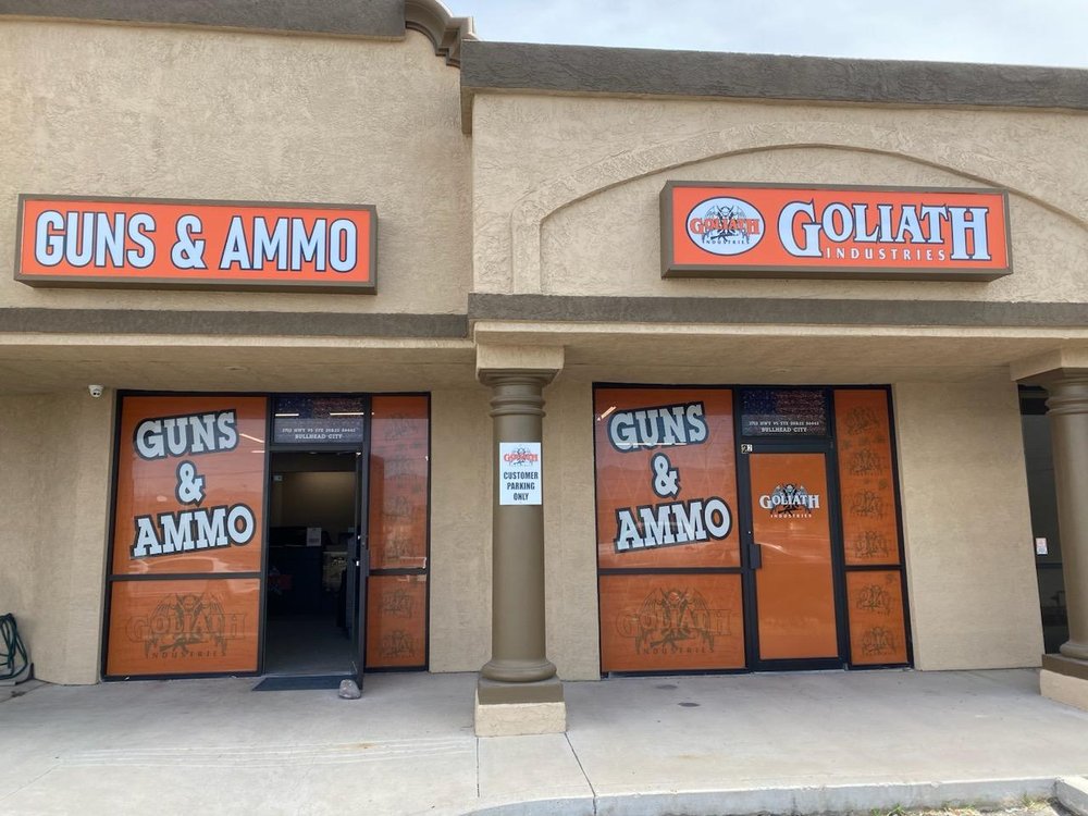 GOLIATH INDUSTRIES GUNS AND AMMO Updated September 2024 3712 Hwy 95