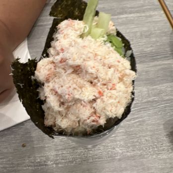 Sushi Plus One - Snow Crab Hand Roll - Japanese Near Me - Murrieta, California Sushi Plus One - Snow Crab Hand Roll - Japanese Near Me - Murrieta, California