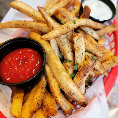 Photo of Bolivar & Lincoln Venezuelan Cafe - Chicago, IL, US. Fries