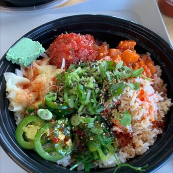 Poke-Hana - Mmmmm Volcanic Poke Bowl - Poke Near Me - Medford, Oregon Poke-Hana - Mmmmm Volcanic Poke Bowl - Poke Near Me - Medford, Oregon