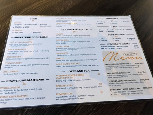 Menu photo 2 Pho K Fusion Kanata, ON