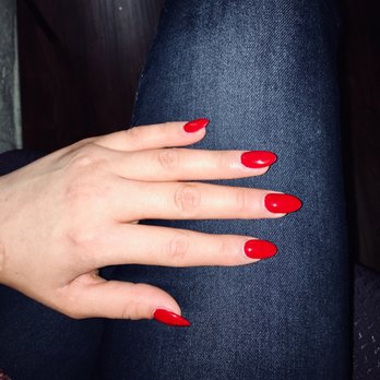 Creative Design - Thin acrylics, beautiful shape and color  Thank you Ryan! - Nail Salons Near Me - Vista, California