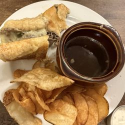 Vested Veteran Grill - French dip no onions.